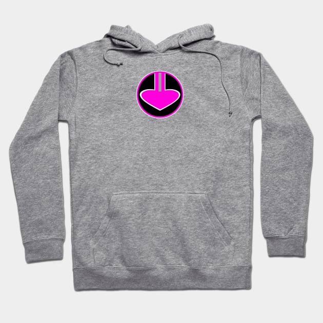 Time Pink Badge Hoodie by Javier Casillas